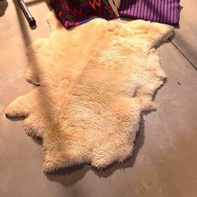 GENUINE SHEEPSKIN AND COLORFUL MATERIAL FROM MEXICO