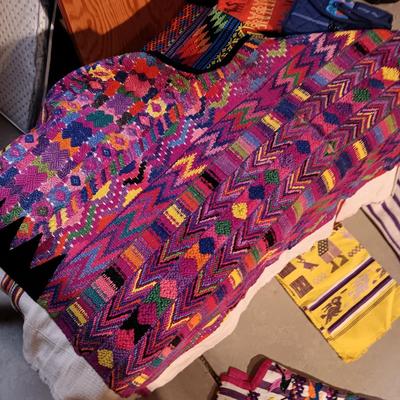 SMALL PURSES, PONCHO, 2 PIECE UNFINISHED OUTFIR AND MORE FROM MEXICO