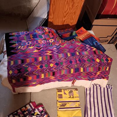 SMALL PURSES, PONCHO, 2 PIECE UNFINISHED OUTFIR AND MORE FROM MEXICO