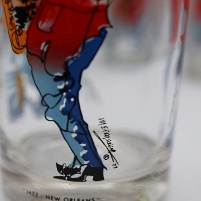 LJUNGBERG Jazz Rocks Glasses Set of (8)
