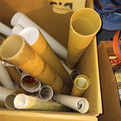 BOX OF UNKNOWN MYSTERY POSTERS/PRINTS