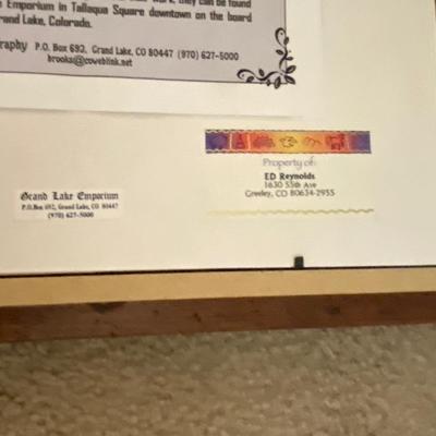 NATIVE AMERICAN ARTWORK AND WESTERN THEMED PICTURES
