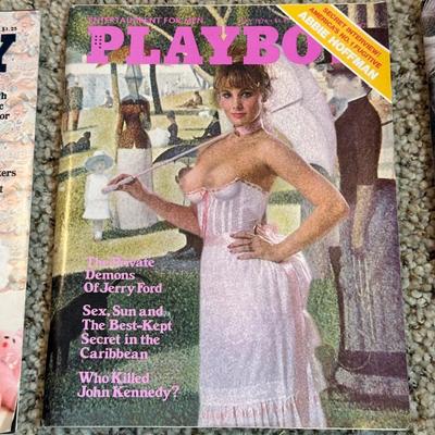 1976 PLAYBOY MAGAZINES