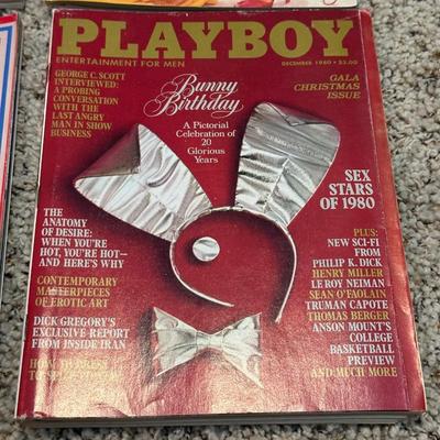 1980 PLAYBOY MAGAZINES