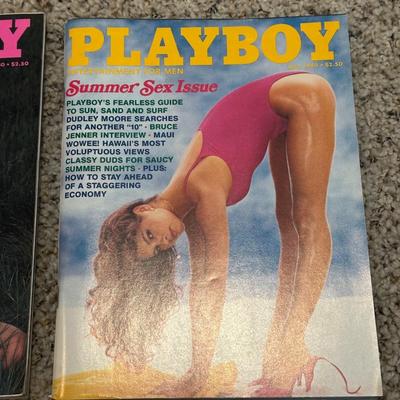 1980 PLAYBOY MAGAZINES
