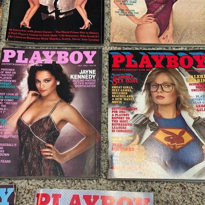 1981 PLAYBOY MAGAZINES