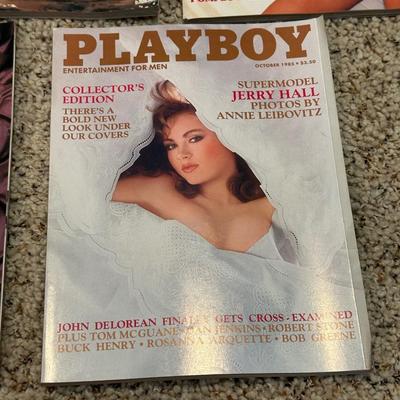 1985 PLAYBOY MAGAZINES