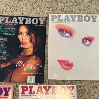 1988 PLAYBOY MAGAZINES