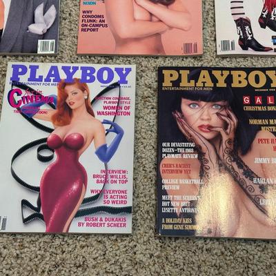 1988 PLAYBOY MAGAZINES