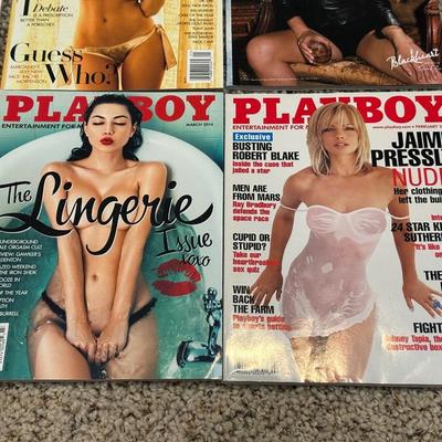 VARIOUS YEARS OF PLAYBOY MAGAZINE