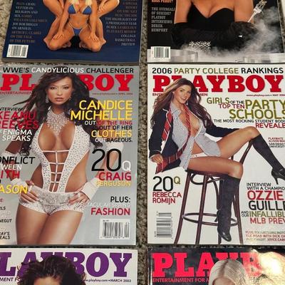 VARIOUS YEARS OF PLAYBOY MAGAZINE
