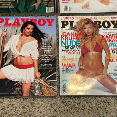 EARLY 2000'S PLAYBOY MAGAZINES