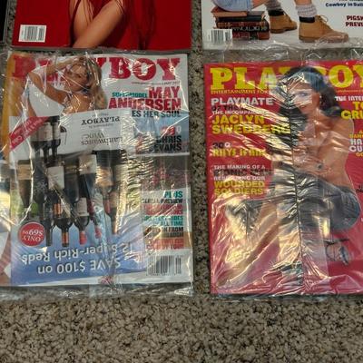 VARIOUS YEARS OF PLAYBOY MAGAZINE