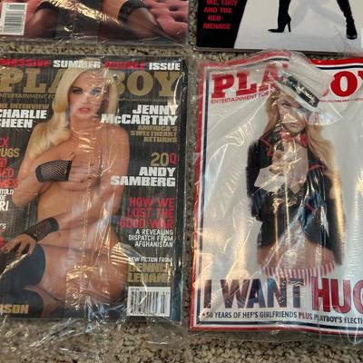 VARIOUS YEARS OF PLAYBOY MAGAZINE