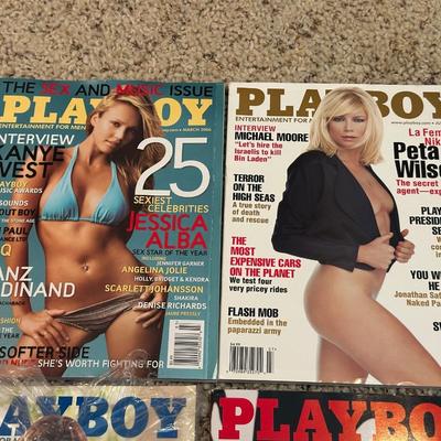 VARIOUS YEARS OF PLAYBOY MAGAZINE