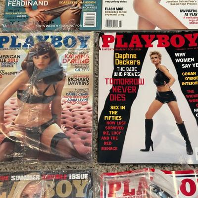 VARIOUS YEARS OF PLAYBOY MAGAZINE