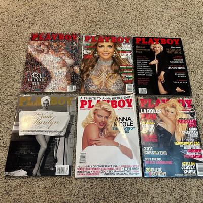 MARILYN MONROE, ANNA NICOLE, PAMELA ANDERSON PLAYBOY MAGAZINES