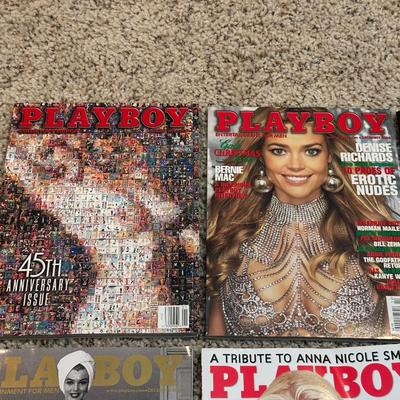 MARILYN MONROE, ANNA NICOLE, PAMELA ANDERSON PLAYBOY MAGAZINES