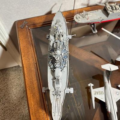 MODEL SHIPS, HELICOPTER AND PLANES
