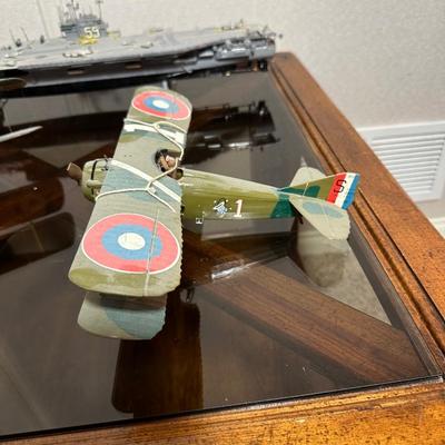 MODEL AIRCRAFT CARRIER, SHIP AND PLANES PLUS EXTRAS