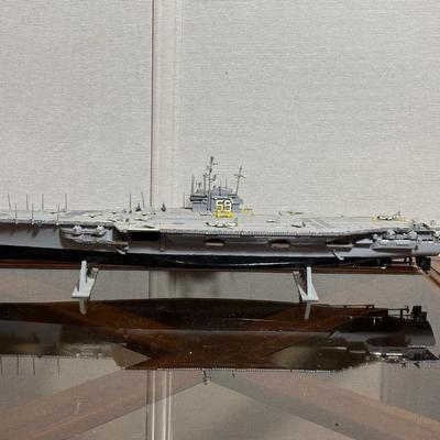 MODEL AIRCRAFT CARRIER, SHIP AND PLANES PLUS EXTRAS