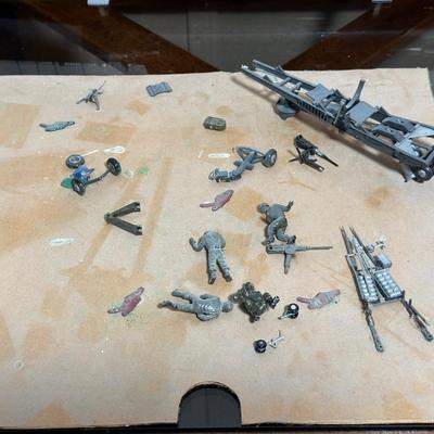 MODEL AIRCRAFT CARRIER, SHIP AND PLANES PLUS EXTRAS
