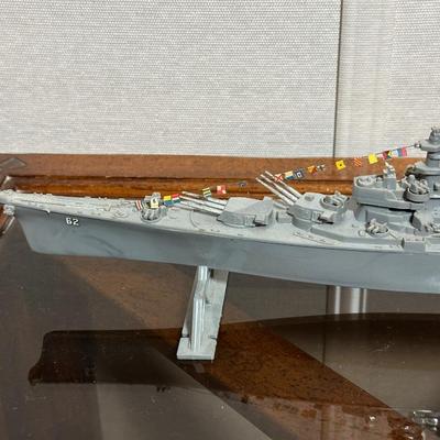 MODEL SHIP, TANK AND CANON