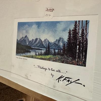 2 SIGNED AND NUMBERED PRINTS