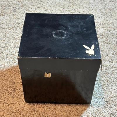 PLAYBOY LIFETIME SUBSCRIBER AWARD, PLAYBOY ICE BUCKET AND 3 MAGAZINES