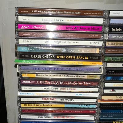 A LARGE COLLECTION OF MUSIC ON CD'S