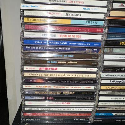 A LARGE COLLECTION OF MUSIC ON CD'S