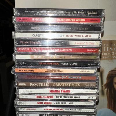 NEW/FACTORY SEALED MUSIC ON CD'S