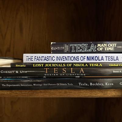 BOOKS ON JOHN WAYNE AND NIKOLA TESLA