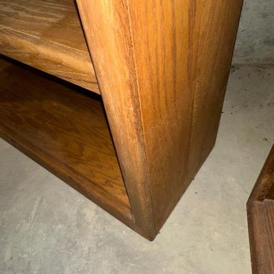 TALL SOLID WOOD BOOKCASE