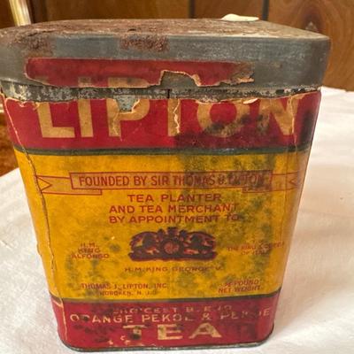 Vintage tins cans and bottles