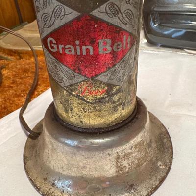 Grain Belt beer lamp Splash guards, protective coveralls, and oil