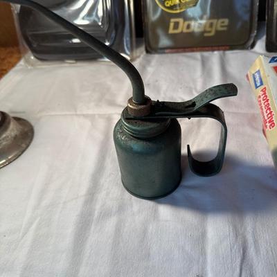 Grain Belt beer lamp Splash guards, protective coveralls, and oil