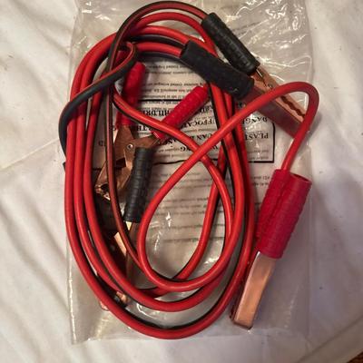 Battery, chargers, jumper, cables, and power cord with power outlets