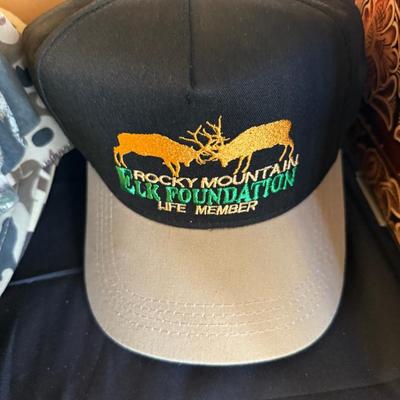Collection of Baseball Hats - mostly local hunting themes