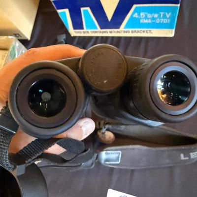 Pair of Leica Geovid 10x42 Rangefinder Binoculars w/case