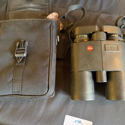 Pair of Leica Geovid 10x42 Rangefinder Binoculars w/case