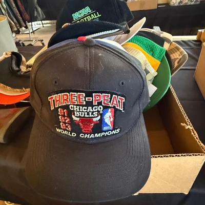 Box of Mens Baseball Caps/Hats in various themes