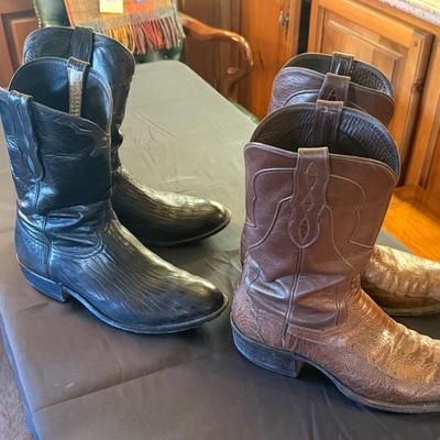2 Pairs of Loveless Cowboy Boots