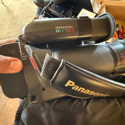 Big lot of camera equipment - Brownie/Panasonic Camcorder/Konica 35mm/some digital camera