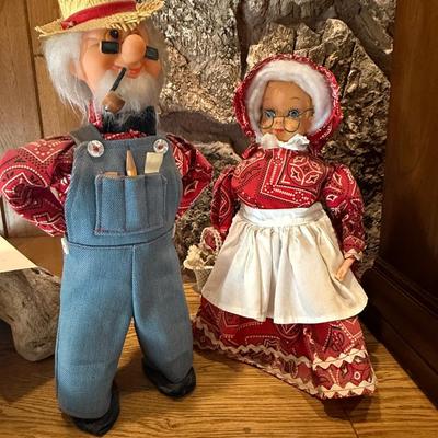 Pair of Farm/Country themed Dolls