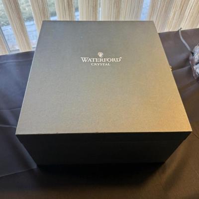 Pair of Waterford Crystal Flutes in padded carry box
