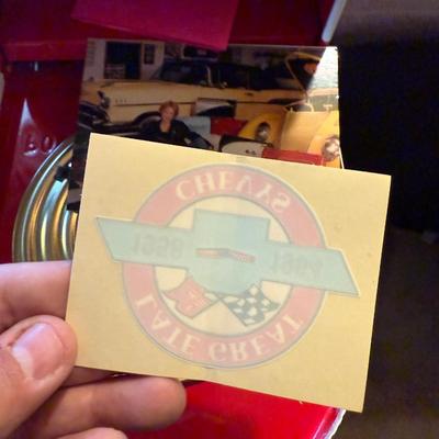 Large Metal Chevrolet Corvette themed new mailbox