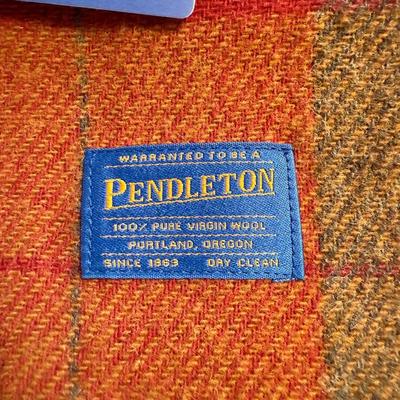 Sale Photo Thumbnail #360: nice colorful wool blanket from Pendleton as shown