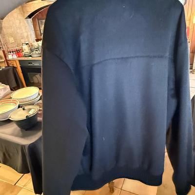 Black Peter Millar XL zip up sweater