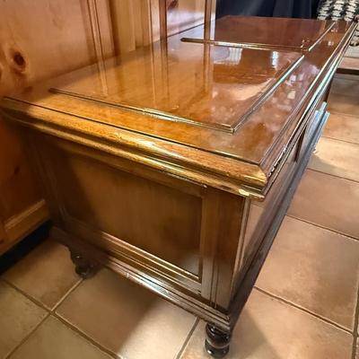 Wooden Cedar Lined Trunk